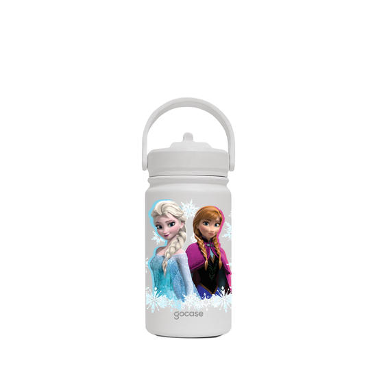 Garrafa Térmica Mini + Ebook - Frozen - Irmãs de Arendelle