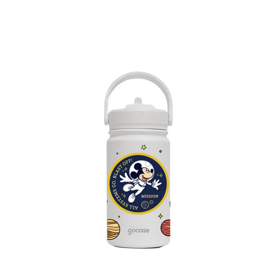 Garrafa Térmica Mini + Ebook - Mickey Astronauta