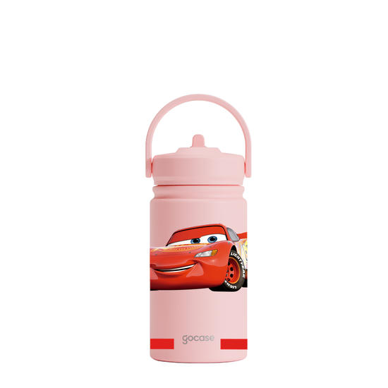 Garrafa Térmica Mini + Ebook - Carros - McQueen Classic