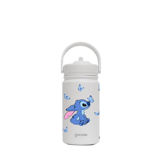 Garrafa Térmica Mini - Lilo & Stitch - Borboletas Cute