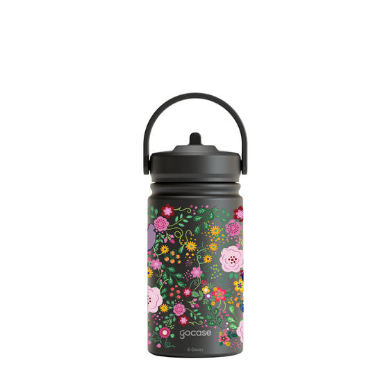 Garrafa Térmica Mini + Ebook - Stitch Ramos de Flores