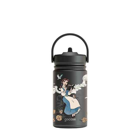 Garrafa Térmica Mini + Ebook - Princesas - Bela Sketchbook