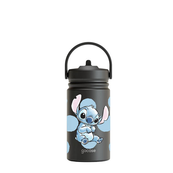 Garrafa Térmica Mini + Ebook - Lilo & Stitch - Poá