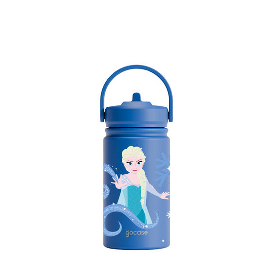 Garrafa Térmica Mini + Ebook - Frozen - Elsa e os Poderes de Gelo