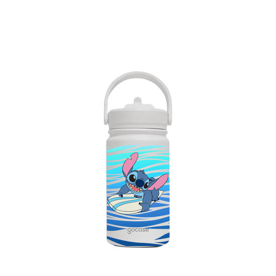 Garrafa Térmica Mini -  Lilo & Stitch - Surfando nas Ondas