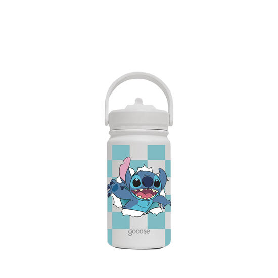 Garrafa Térmica Mini -  Lilo e Stitch - Xadrez com Fofura
