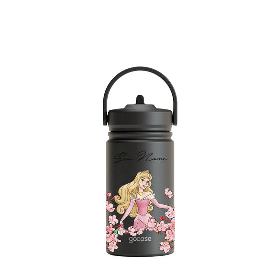 Garrafa Térmica Mini + Ebook - Aurora Classical Rose