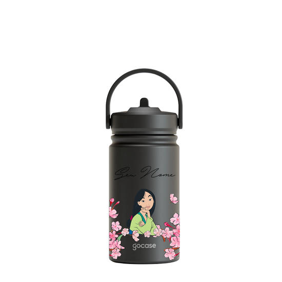 Garrafa Térmica Mini + Ebook - Mulan Classical Rose