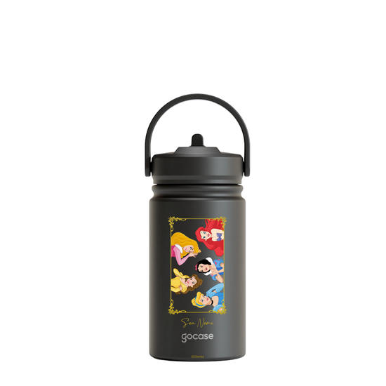 Garrafa Térmica Mini + Ebook - Princesas Clássicas