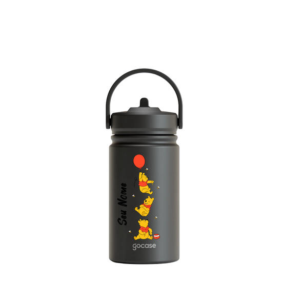 Garrafa Térmica Mini + Ebook - Potes de Mel do Pooh
