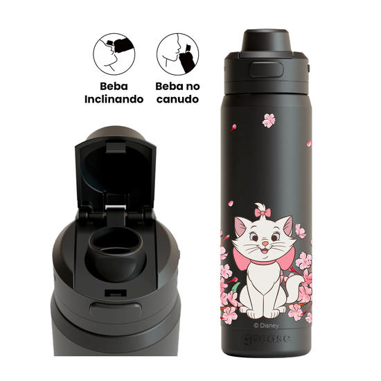 Garrafa Térmica Flip Pro - Marie - Classical Rose 360º