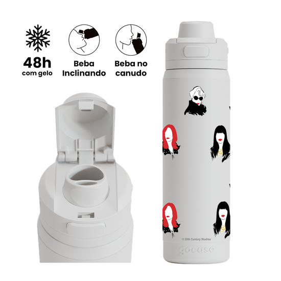 Garrafa Térmica Flip Pro - O Diabo Veste Prada - Essência Fashion