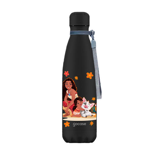Garrafa Térmica Urban + Ebook - Moana 2 - Melhores Amigos