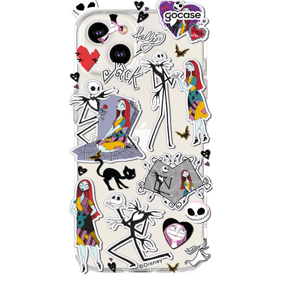Capinha para celular  Jack e Sally - Eternal Love Stickers