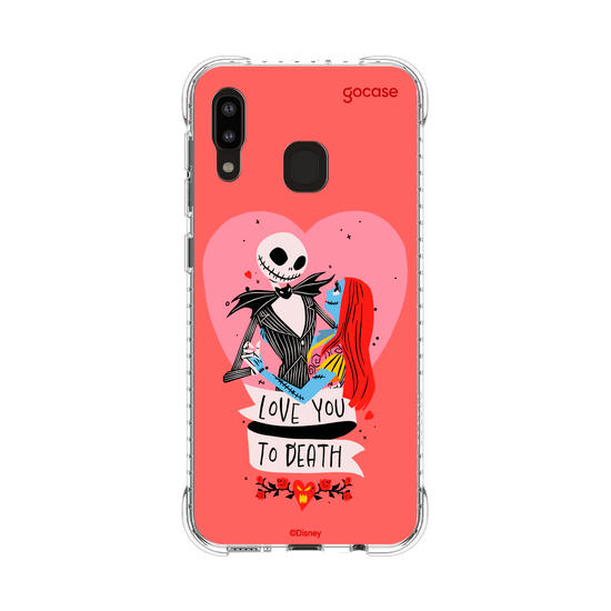 Capinha para celular  Disney - Jack e Sally - Love You to Death