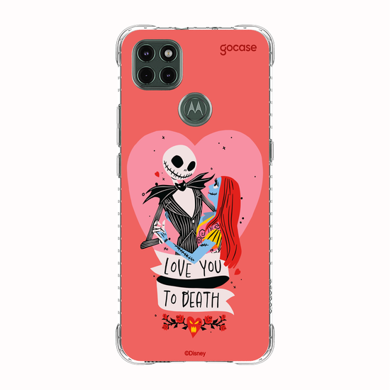 Capinha para celular  Disney - Jack e Sally - Love You to Death