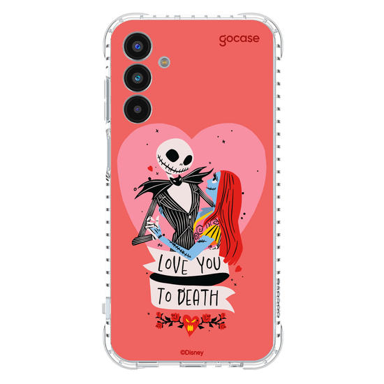 Capinha para celular  Disney - Jack e Sally - Love You to Death