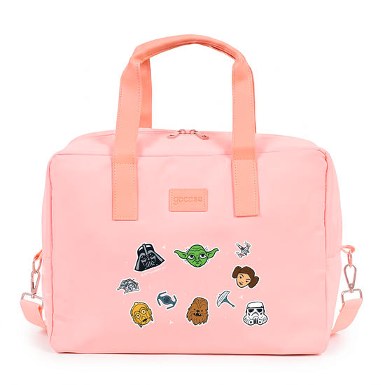 Bolsa Joy Pro Rosa  - Star Wars - Mix de Personagens
