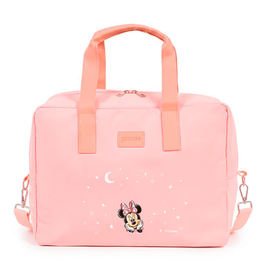 Bolsa Joy Pro Rosa  - Mickey e Minnie Universe