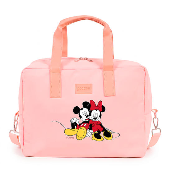 Bolsa Joy Pro Rosa  - Mickey e Minnie