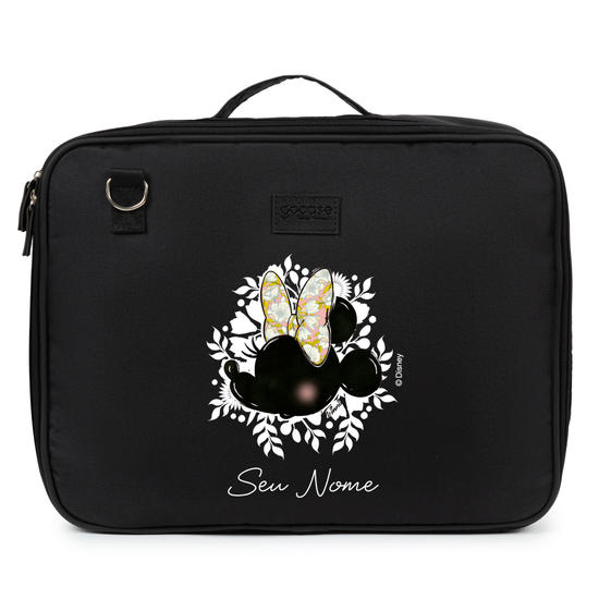 Capa para Notebook Job 16" Preta - Minnie Flowers Capa para Notebook Job 16" Preta - Minnie Flowers