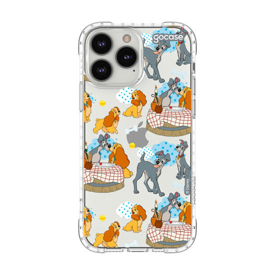 Capinha para celular Disney - A Dama e o Vagabundo - Encontro Pattern