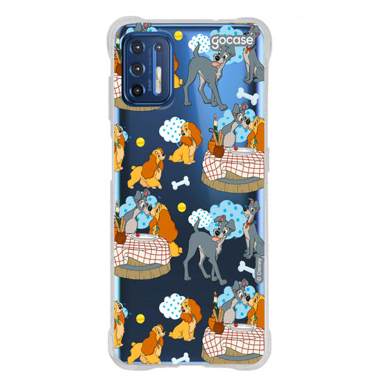 Capinha para celular Disney - A Dama e o Vagabundo - Encontro Pattern