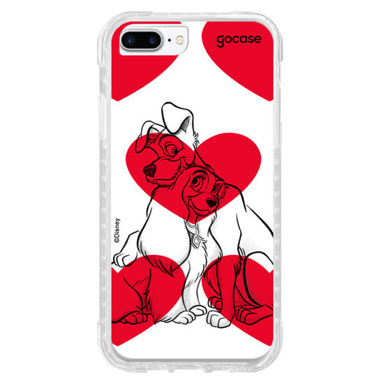 Capinha para celular Disney - A Dama e o Vagabundo