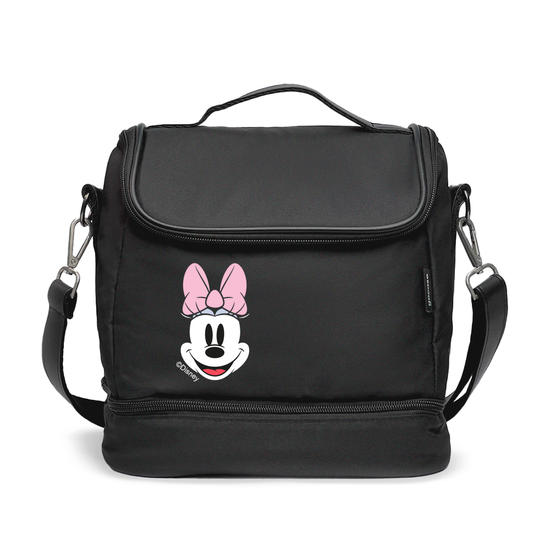 Bolsa Térmica Fruit Pro Preta - Mickey & Minnie - Big Face
