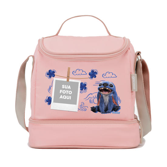 Bolsa Térmica Fruit -  Lilo e Stitch - Polaroid do Stitch