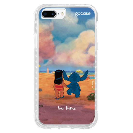 Capinha para celular Lilo & Stitch - Mar e Amar