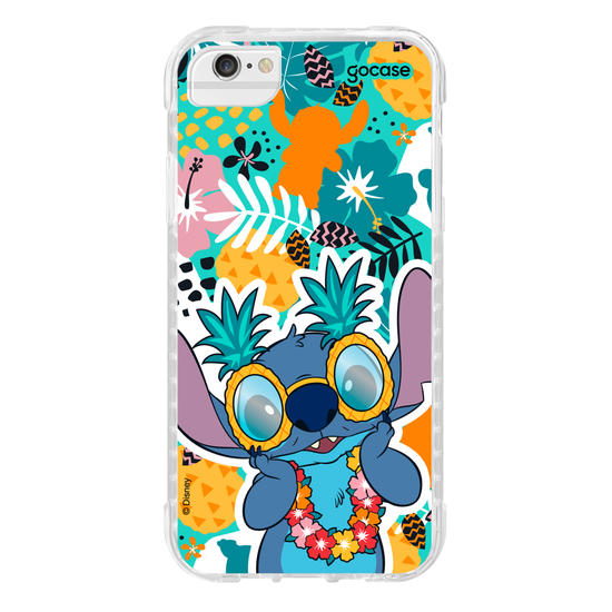 Capinha para celular Lilo & Stitch - Folhagem Turquesa