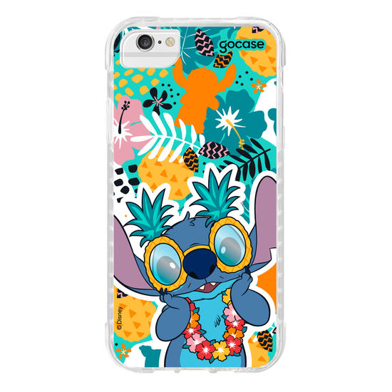 Capinha para celular Lilo & Stitch - Folhagem Turquesa