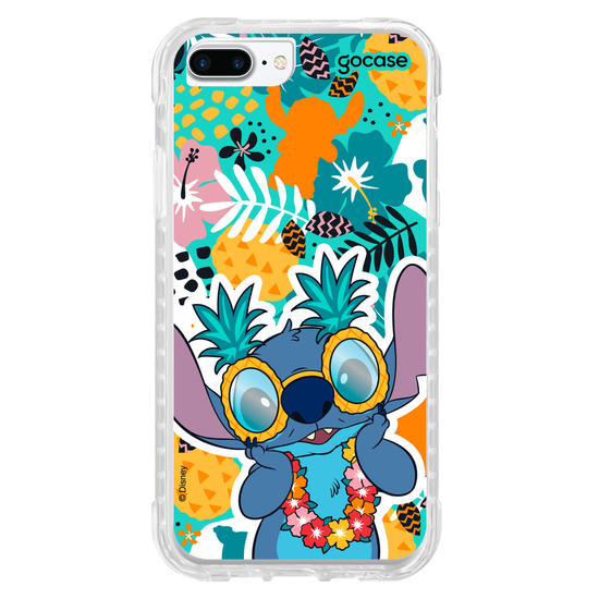 Capinha para celular Lilo & Stitch - Folhagem Turquesa