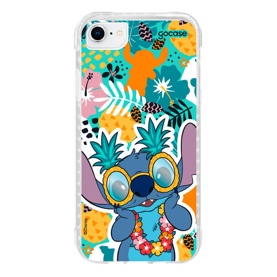 Capinha para celular Lilo & Stitch - Folhagem Turquesa