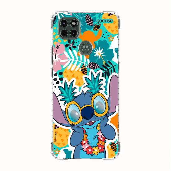 Capinha para celular Lilo & Stitch - Folhagem Turquesa