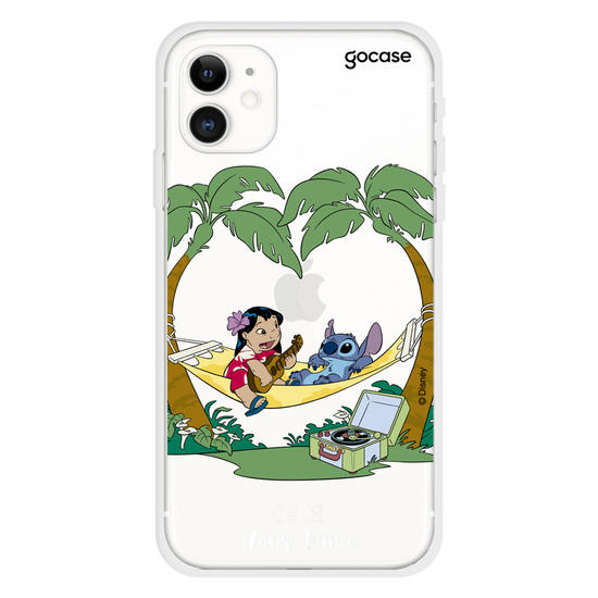 Lilo e Stitch - Relaxando na Praia Phone Case