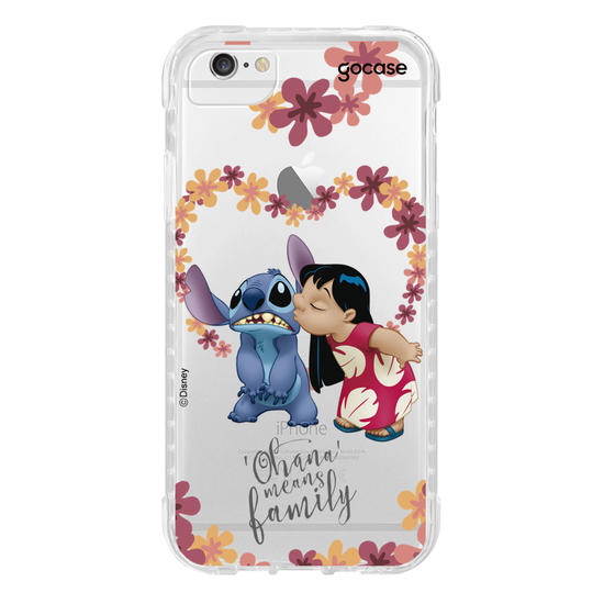Capinha para celular Lilo & Stitch - Ohana é amor