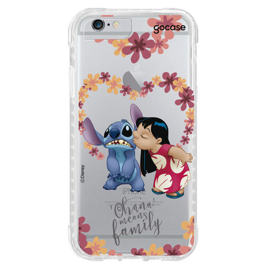 Capinha para celular Lilo & Stitch - Ohana é amor