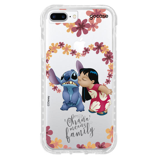 Capinha para celular Lilo & Stitch - Ohana é amor