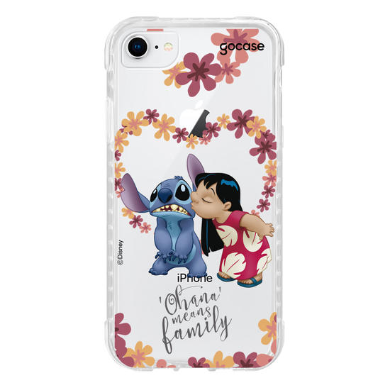 Capinha para celular Lilo & Stitch - Ohana é amor