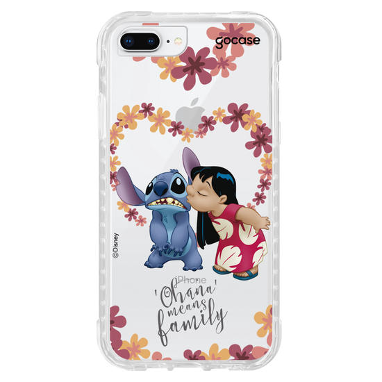 Capinha para celular Lilo & Stitch - Ohana é amor