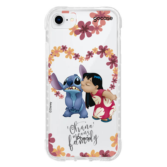 Capinha para celular Lilo & Stitch - Ohana é amor
