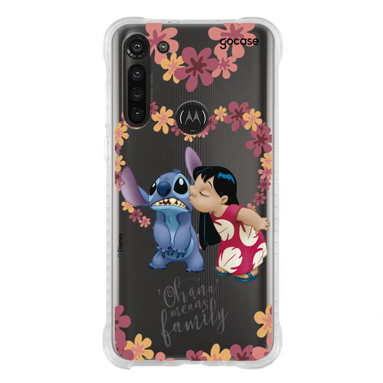 Capinha para celular Lilo & Stitch - Ohana é amor
