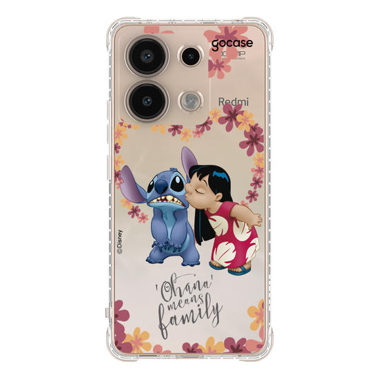 Capinha para celular Lilo & Stitch - Ohana é amor