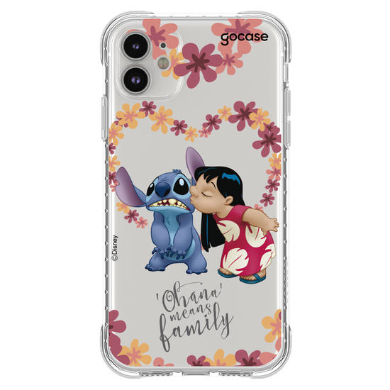 Capinha para celular Lilo & Stitch - Ohana é amor