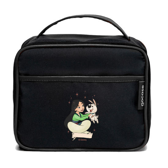 Bolsa Térmica Midi Preta - Princesas e seu pet