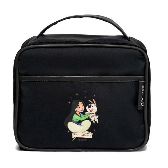 Bolsa Térmica Midi Preta - Princesas e seu pet