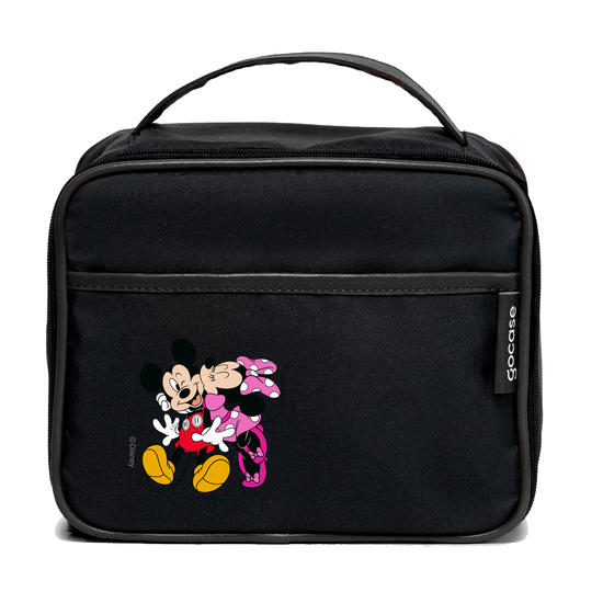 Bolsa Térmica Midi Preta - Mickey e Minnie - In Love