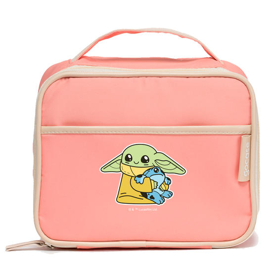 Bolsa Térmica Midi Rosa - Star Wars Cute Yoda Bolsa Térmica Midi Rosa - Star Wars Cute Yoda